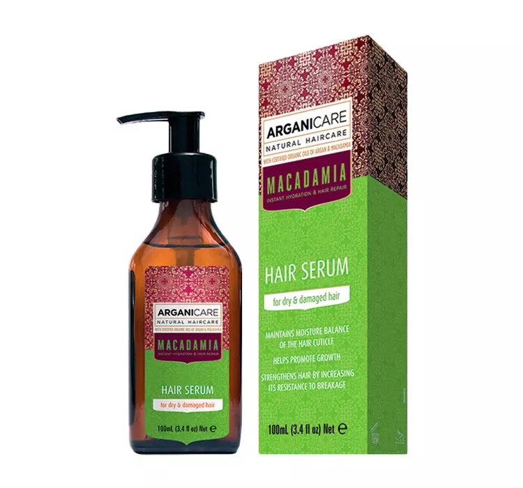 ARGANICARE MACADAMIA SERUM DO WŁOSÓW SUCHYCH I ZNISZCZONYCH 100ML