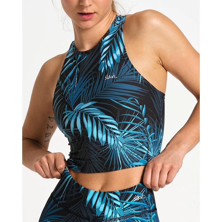 Top treningowy prosty Dark Tropical