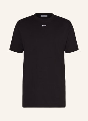 Off-White T-Shirt schwarz