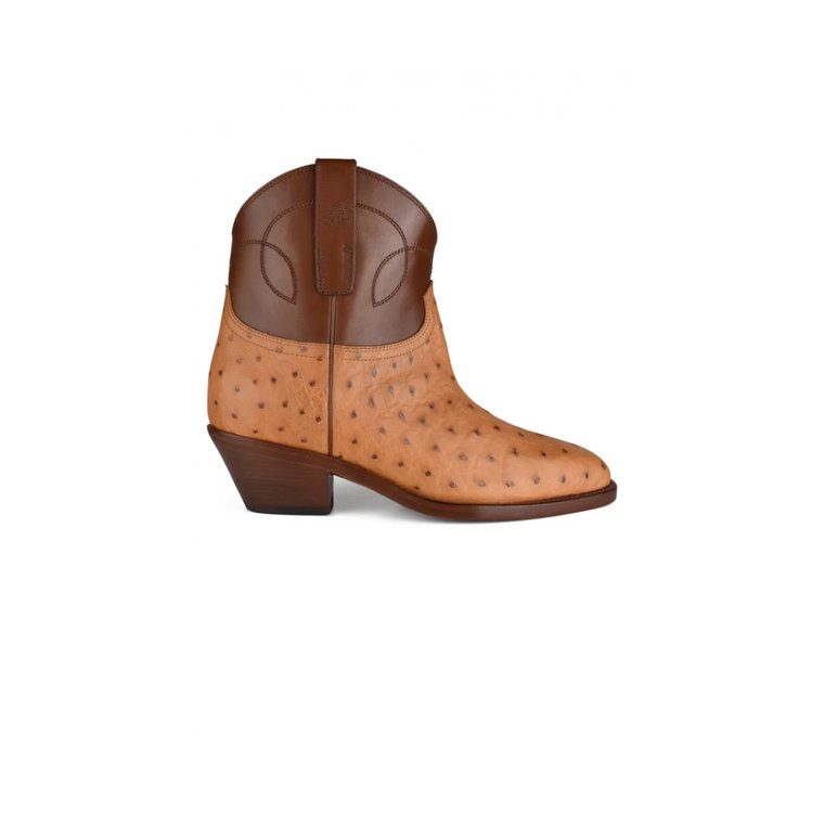 Jayme Skórzane Buty Cowboy Ralph Lauren