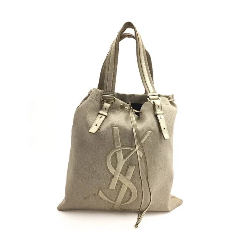 Pre-owned Leather shoppers Yves Saint Laurent Vintage