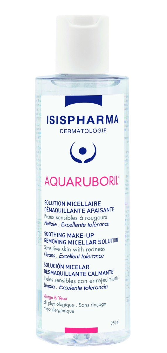 Isispharma Aquaruboril - Woda micelarna do skóry naczyniowej ze skłonnością do rumienia 250ml