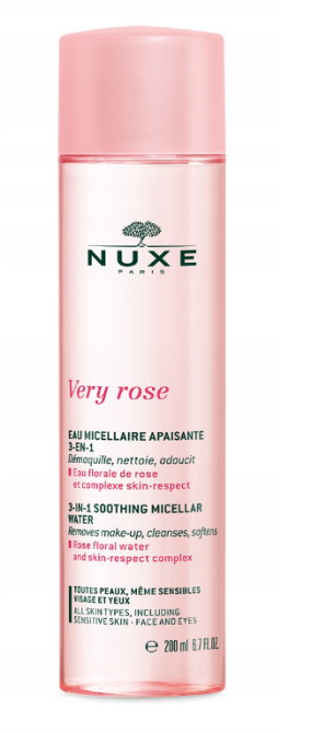 NUXE Very Rose Łagodząca Woda Micelarna 3-w-1 - 200ml