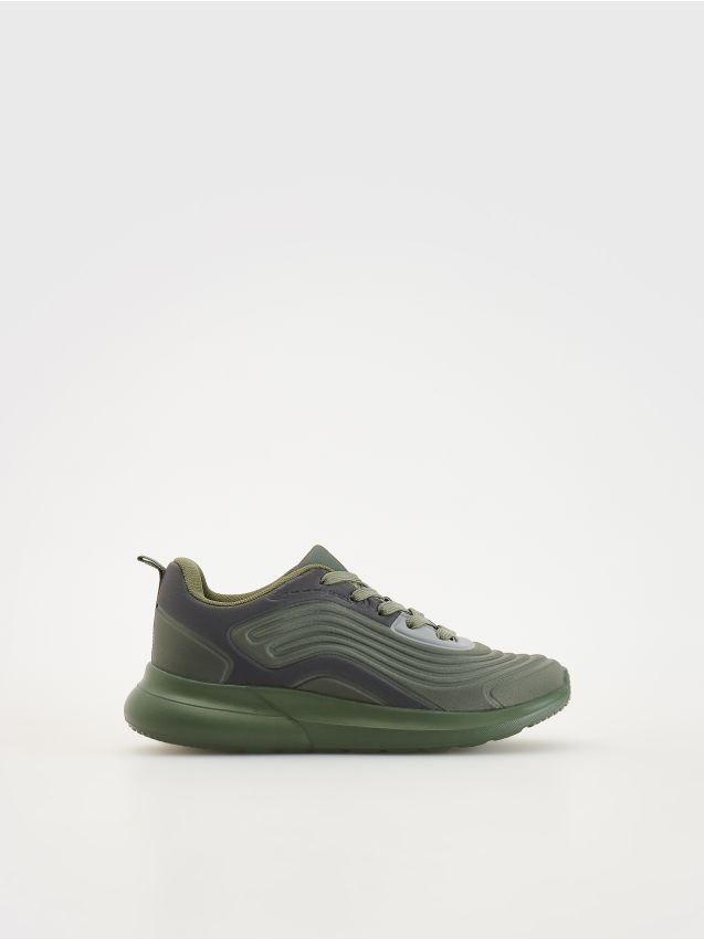 Reserved - Sportowe sneakersy - zielony