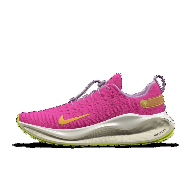 Męskie personalizowane buty do biegania po asfalcie Nike InfinityRN 4 By You - Różowy