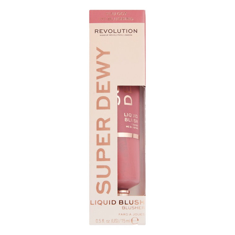 MAKEUP REVOLUTION Superdewy Liquid Blush Róż w płynie You Got Me Blushing 15ml