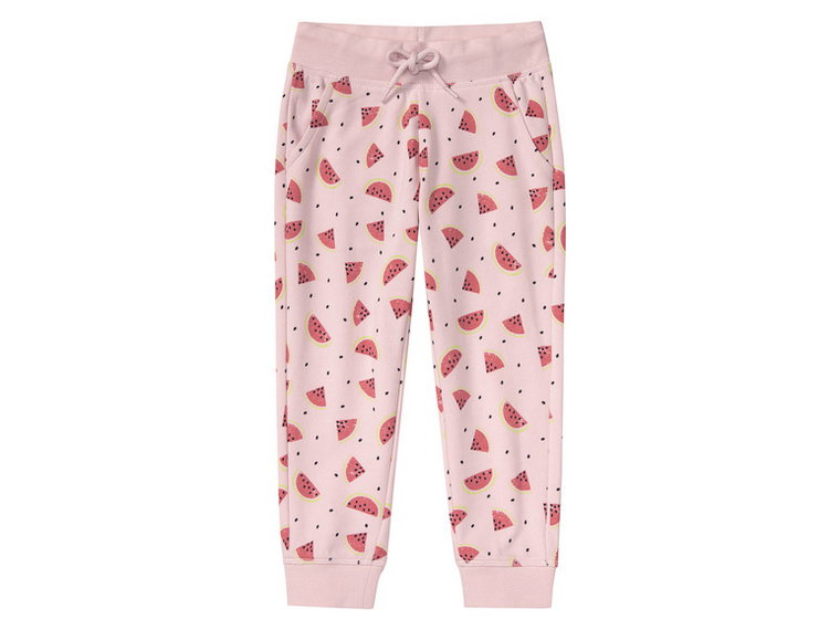 lupilu Spodnie dresowe dziewczęce z bawełną (98/104, Różowy)