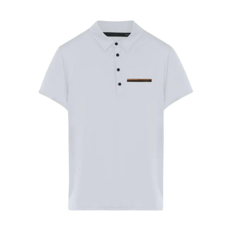 Monochromatyczna Koszulka Polo Oxford Bond Pocket RRD