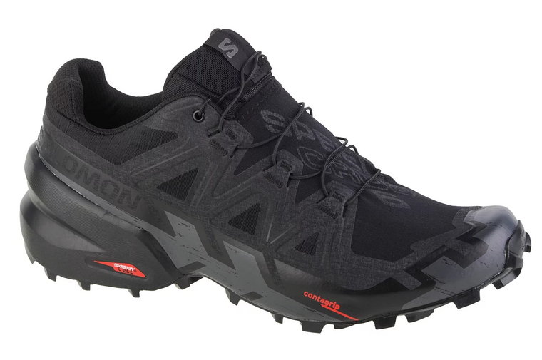 Salomon Speedcross 6 Wide 417440, Męskie, Czarne, buty do biegania, tkanina, rozmiar: 41 1/3