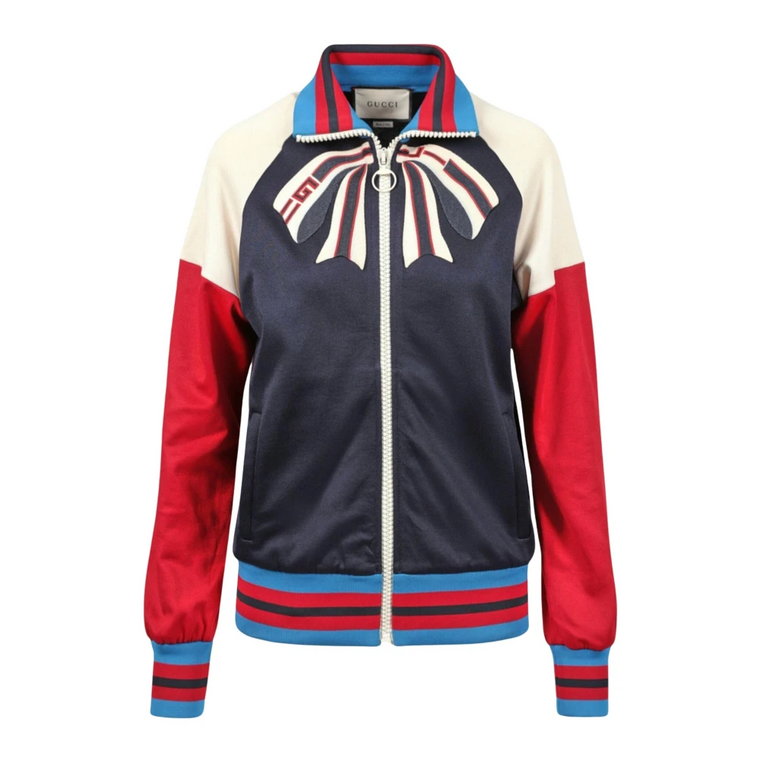 Bow-Applique Track Jacket Gucci