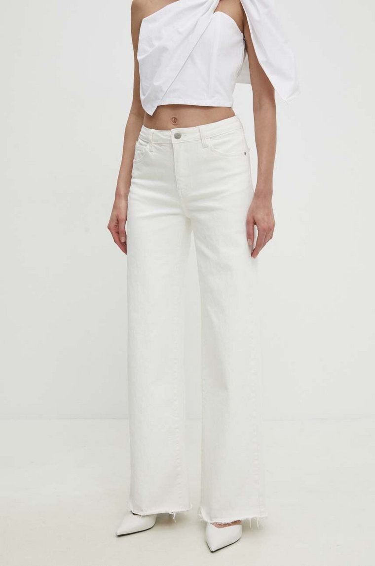 Answear Lab jeansy damskie kolor biały