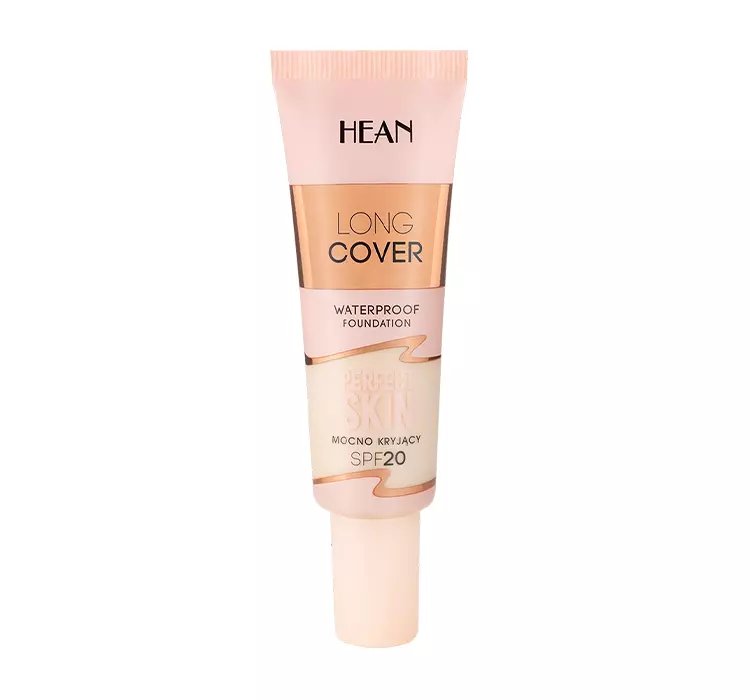 HEAN LONG COVER WODOODPORNY PODKŁAD KRYJĄCY SPF20 C4 WARM BEIGE 25ML