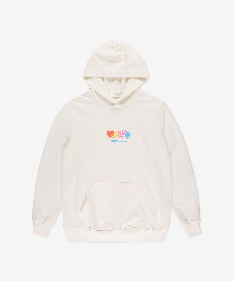 Hoodie Mozaika Beige XXL