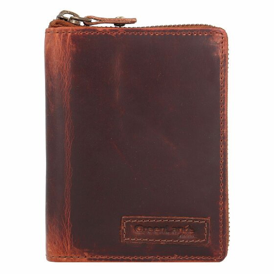 Greenland Nature Soft & Safe Wallet RFID Leather 9 cm braun