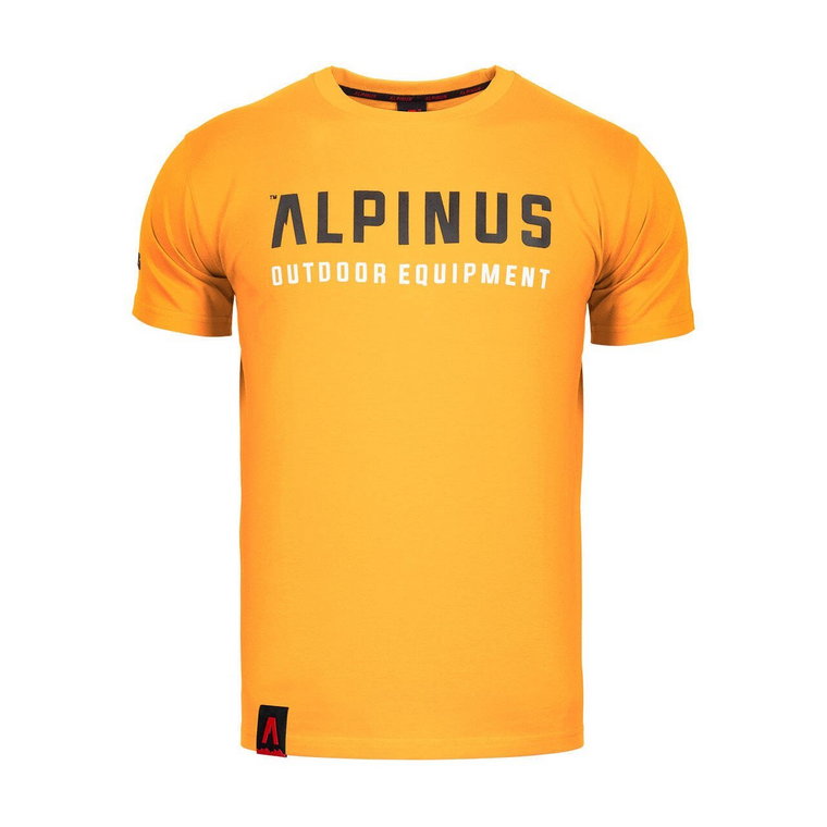 Koszulka trekkingowa męska Alpinus Outdoor Eqpt. pomarańczowa