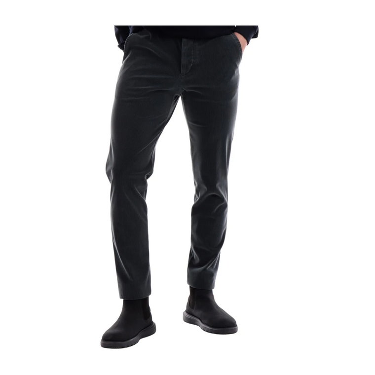 Czarne spodnie syntetyczne dla mężczyzn RRD