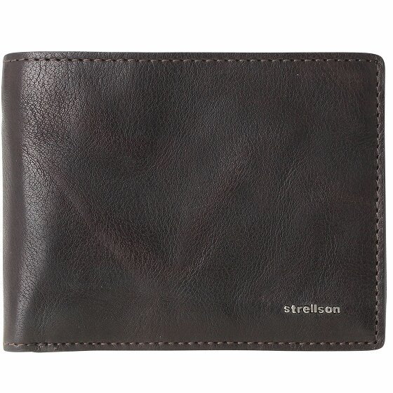 Strellson Jefferson BillFold H8 Wallet Leather 12 cm dark brown