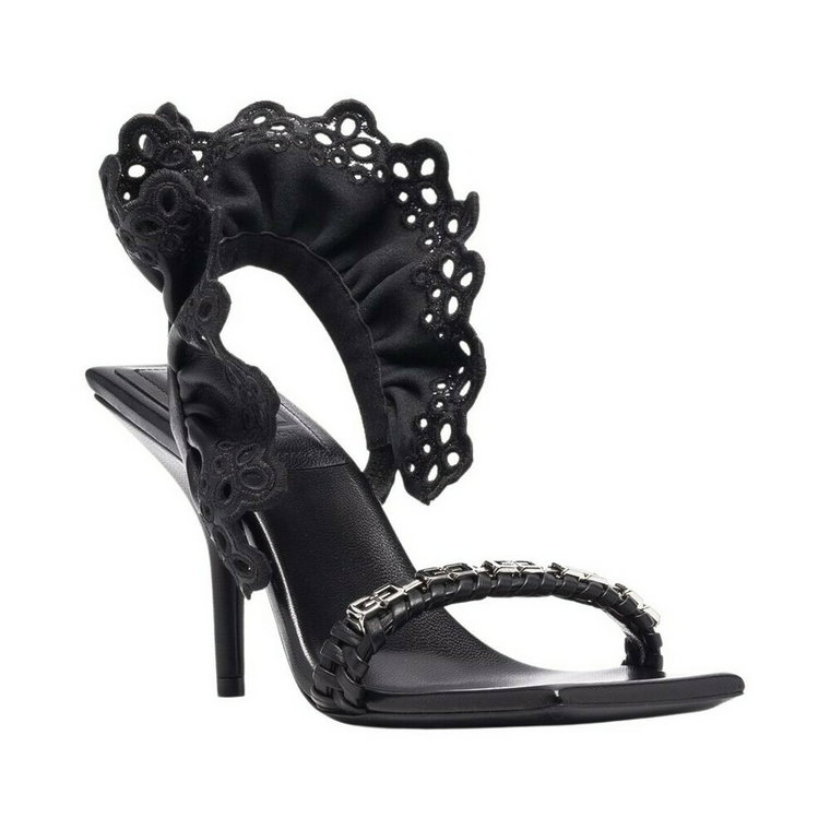 Podnieś swój styl dzięki wysokim sandałom na obcasie Givenchy