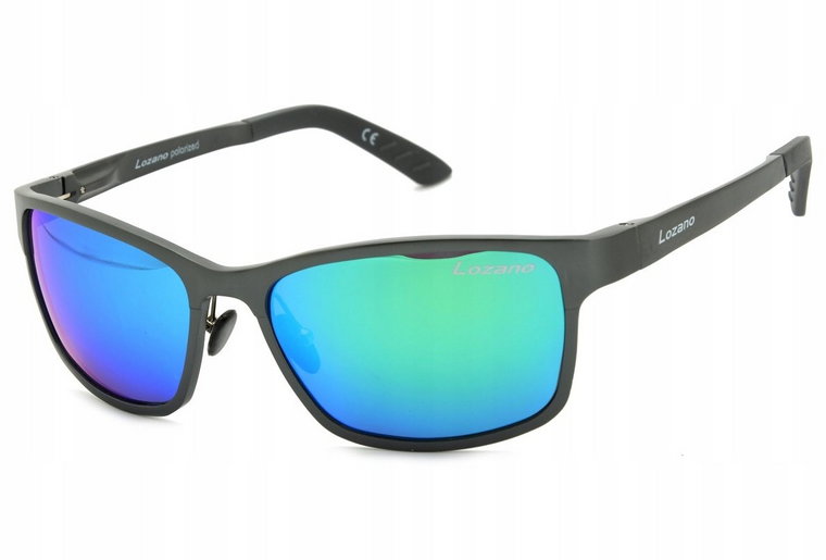 Okulary LOZANO LZ-331D POLARYZACJA NERDY ALUMINIUM