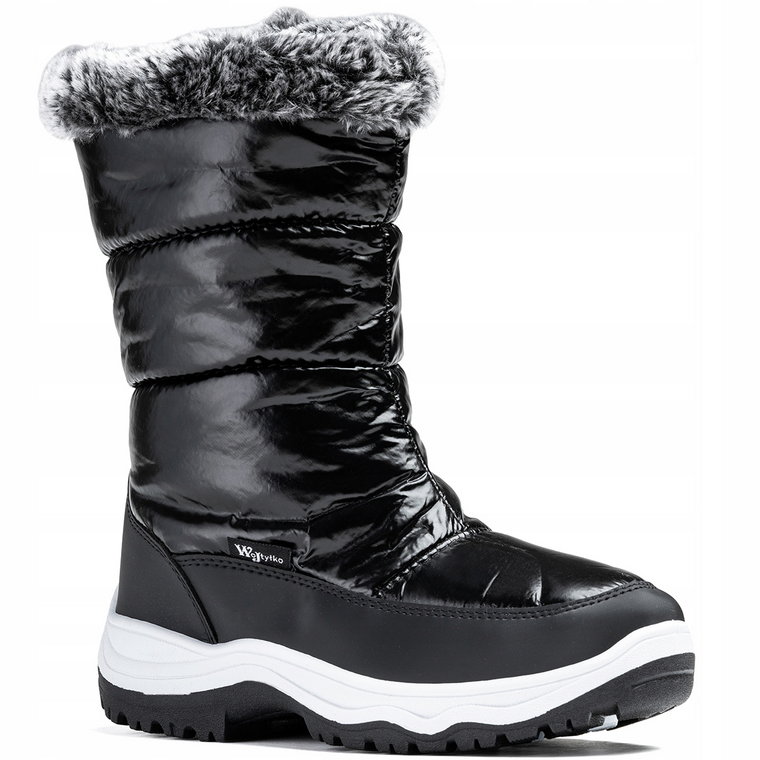Śniegowce Ocieplane lekkie wysokie buty zimowe Suwak Wojtyłko