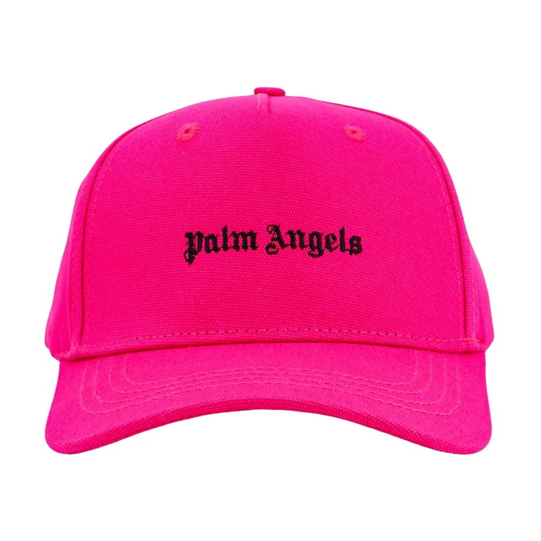 Różowy Klasyczny Logo Kapelusz Palm Angels