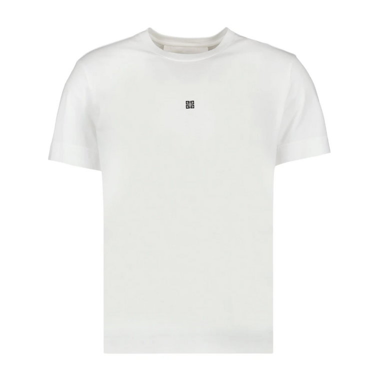 Biała Koszulka z Logo 4G Givenchy