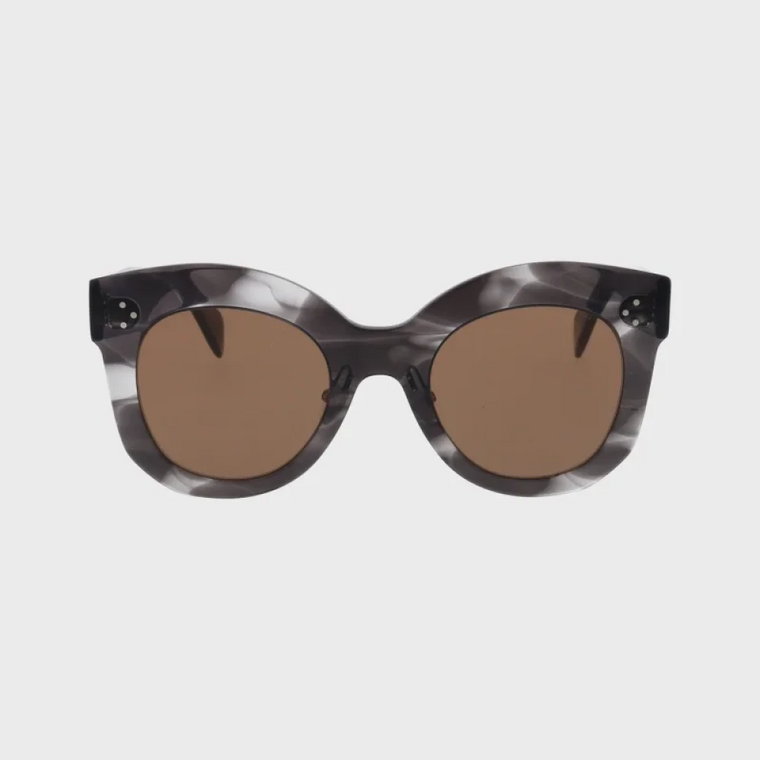 Stylowe okulary przeciwsłoneczne z jednolitymi soczewkami Celine