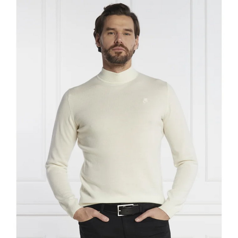 Karl Lagerfeld Wełniany sweter | Slim Fit