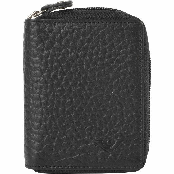 Voi Hirsch Manu Credit Card Case Leather 8 cm schwarz