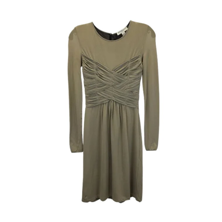 Pre-owned Viscose dresses Burberry Vintage