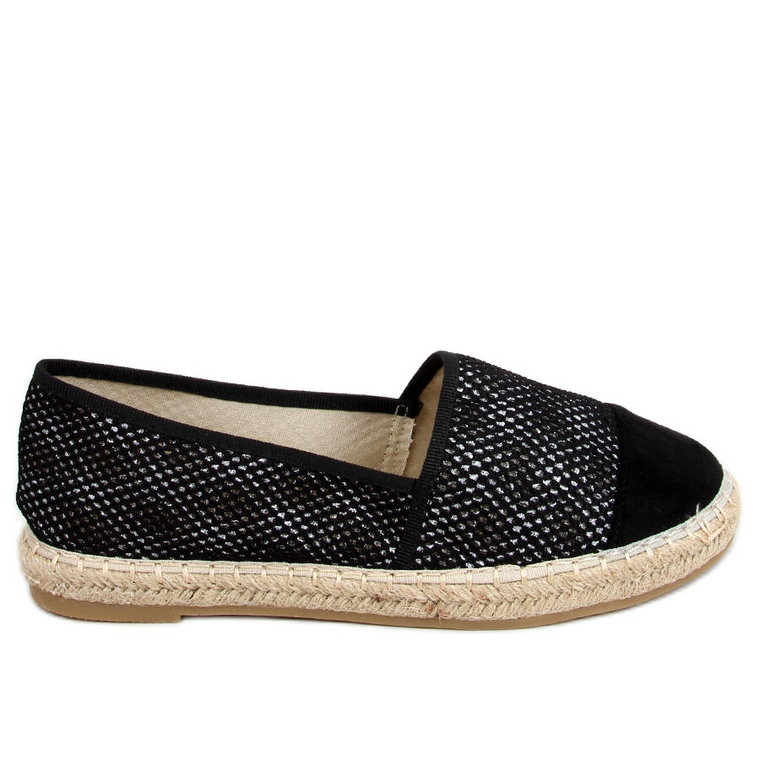 Espadryle damskie Alika Black czarne