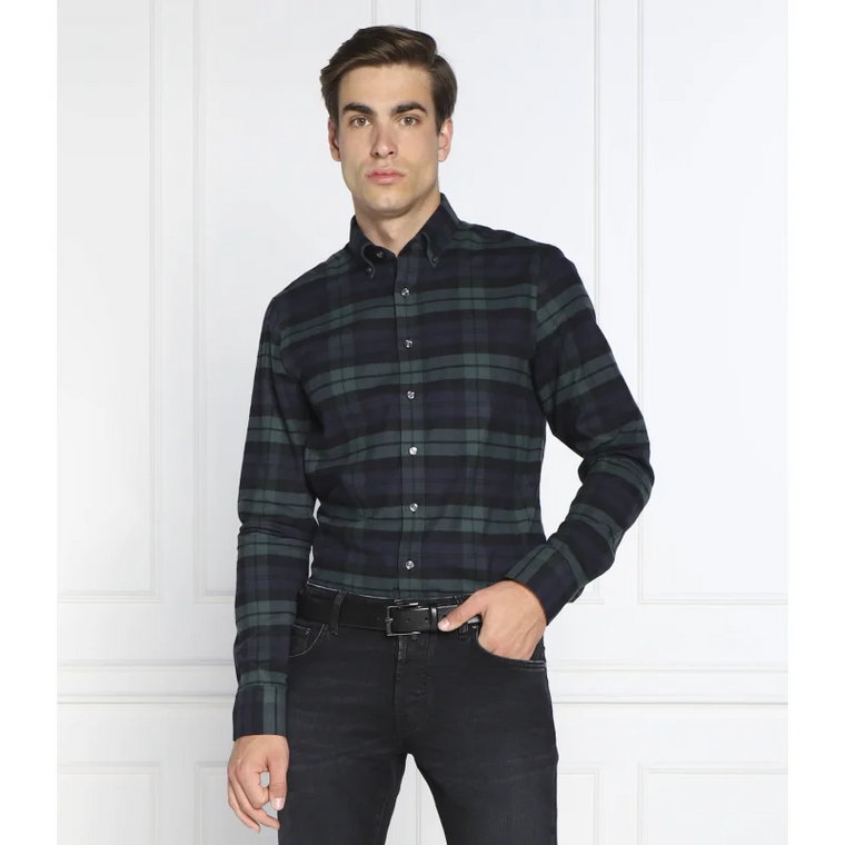 Oscar Jacobson Koszula Brushed | Slim Fit