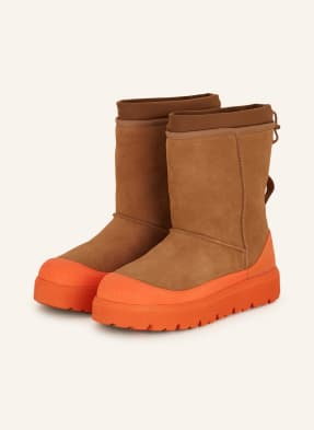 Ugg Botki Na Platformie Classic Short braun