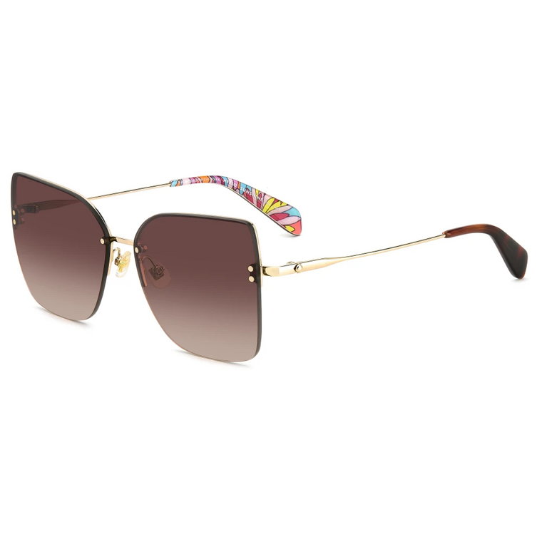 Red Gold/Grey Pink Shaded Sunglasses Ariella Kate Spade