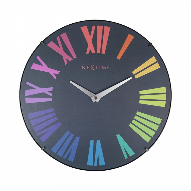 Zegar ścienny 35 cm Nextime Roman Dome kolorowy kod: 3237 KL