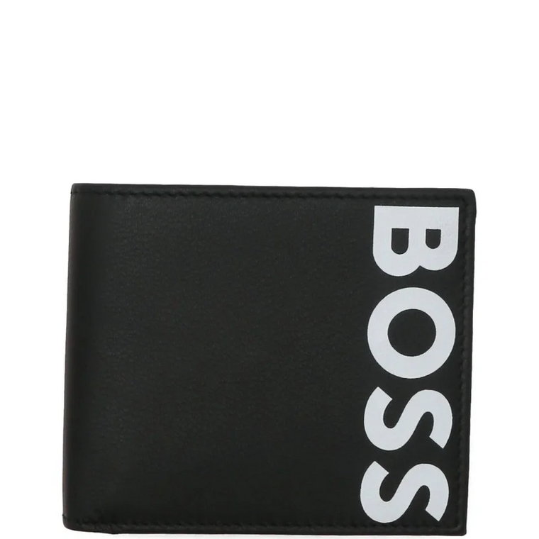 BOSS BLACK Skórzany portfel Big BL_8 cc