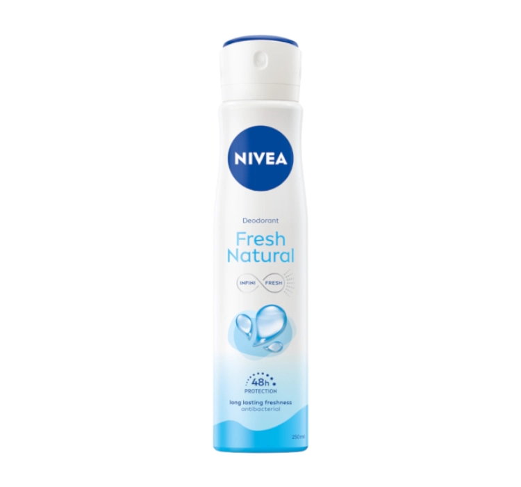 NIVEA FRESH NATURAL DEZODORANT W SPRAYU DLA KOBIET 250ML