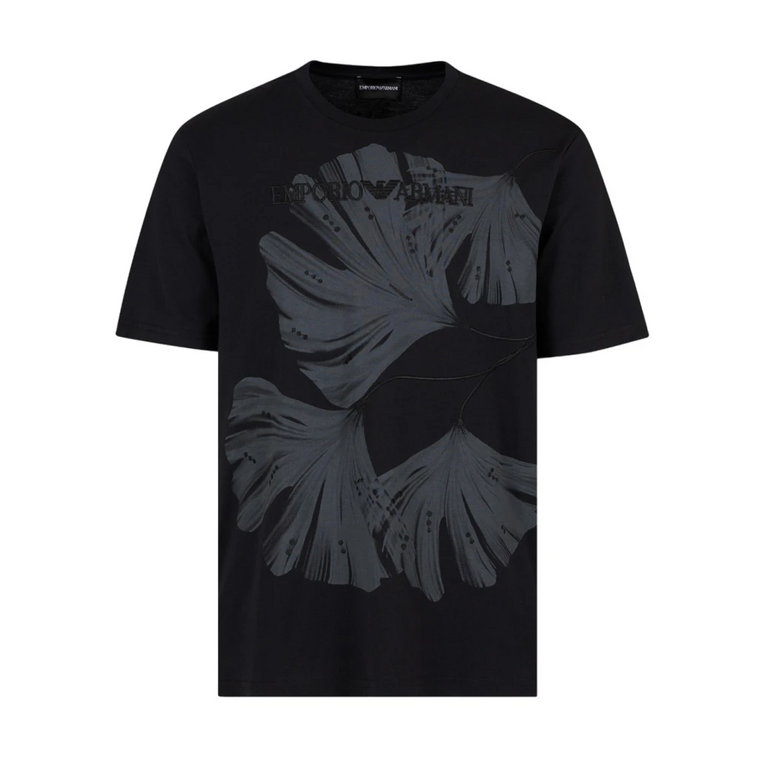 Casual T-shirt z krótkim rękawem Emporio Armani