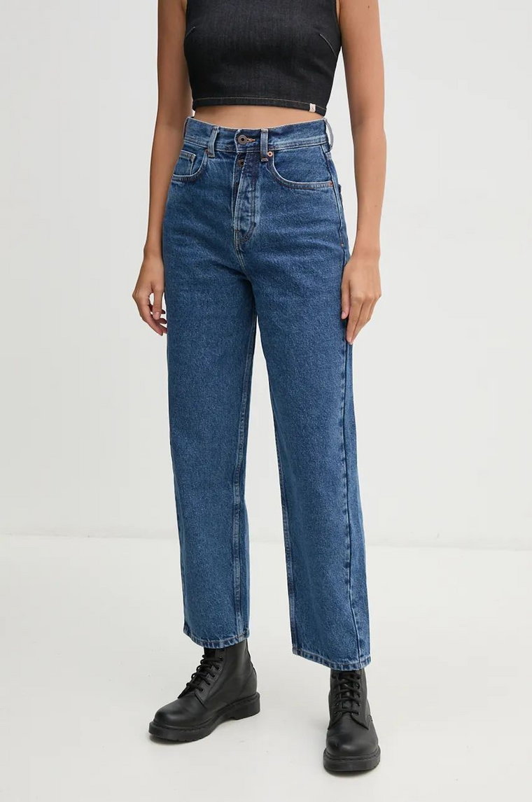 Pepe Jeans jeansy BARREL JEANS UHW damskie high waist PL204739CT9