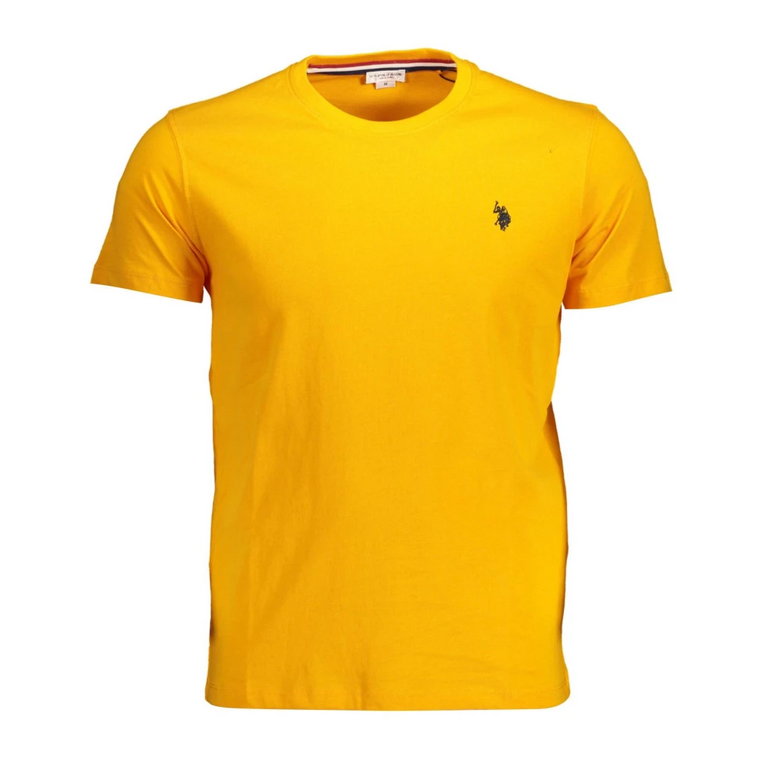 Orange Cotton T-Shirt U.s. Polo Assn.