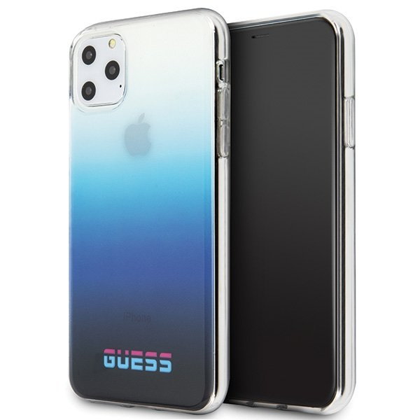 Guess GUHCN58DGCNA iPhone 11 Pro niebieski/gradient blue hard case California