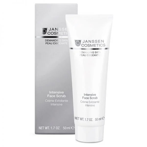 JANSSEN COSMETICS INTENSIVE FACE SCRUB Kremowy peeling z pestkami moreli 50ml