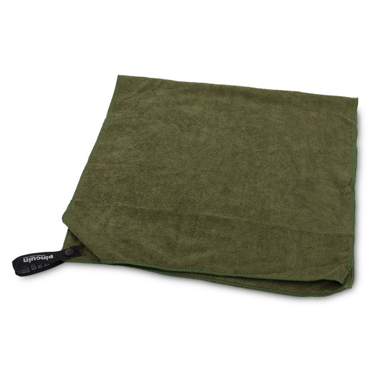 Ręcznik szybkoschnący Pinguin Terry Towel M olive - ONE SIZE