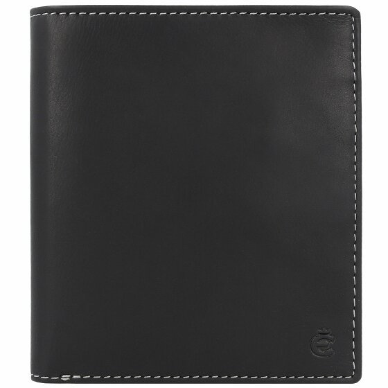 Esquire Dallas Portfel Ochrona RFID Skórzany 12 cm schwarz