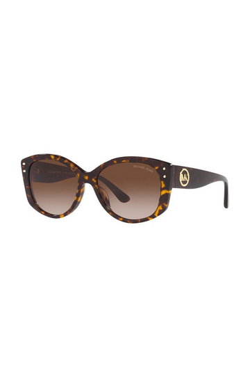 Michael Kors okulary przeciwsłoneczne damskie kolor brązowy