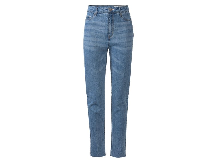 esmara Jeansy damskie straight fit, z bawełną (Niebieski, 36)