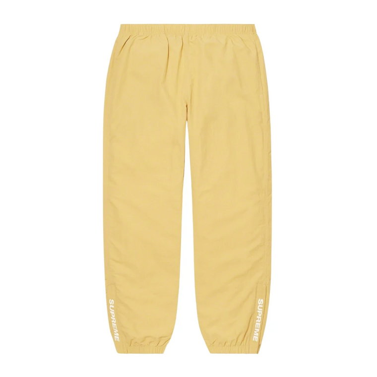 Urban Pale Yellow Warm Up Pants Supreme