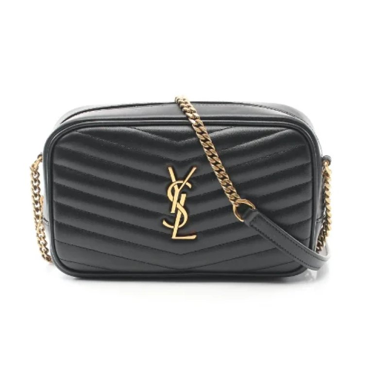 Pre-owned Leather shoulder-bags Yves Saint Laurent Vintage