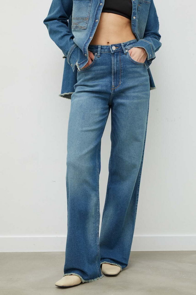 2NDDAY jeansy 2ND Rode - Vintage Denim damskie high waist 2241762951