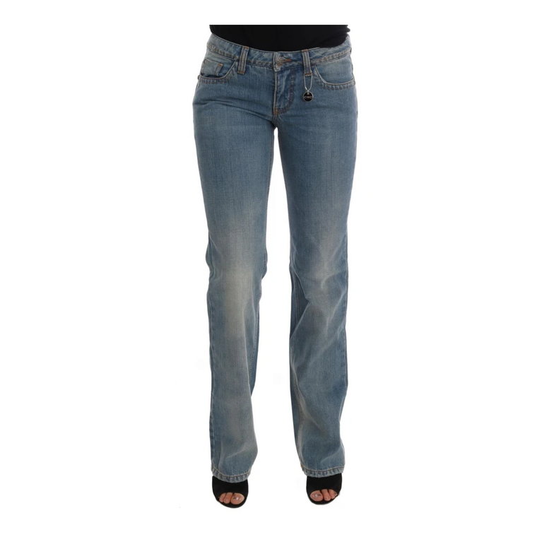 Blue Wash Cotton Classic Jeans Costume National